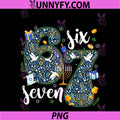 Hanukkah Menorah Dreidel 67 PNG, Festive Chanukah Six Seven Meme PNG