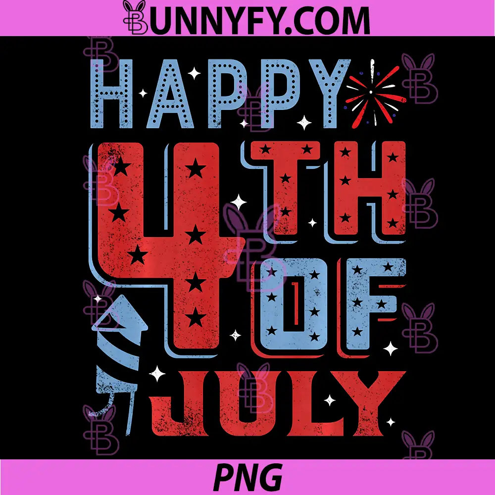 Happy 4th of July Patriotic PNG, Fireworks Independence Day Performance PNG