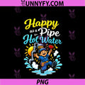 Happy As A Pipe PNG, Plumber Pun Graphic PNG