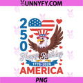 Happy Birthday America 2026 PNG, Eagle Flag Heart PNG