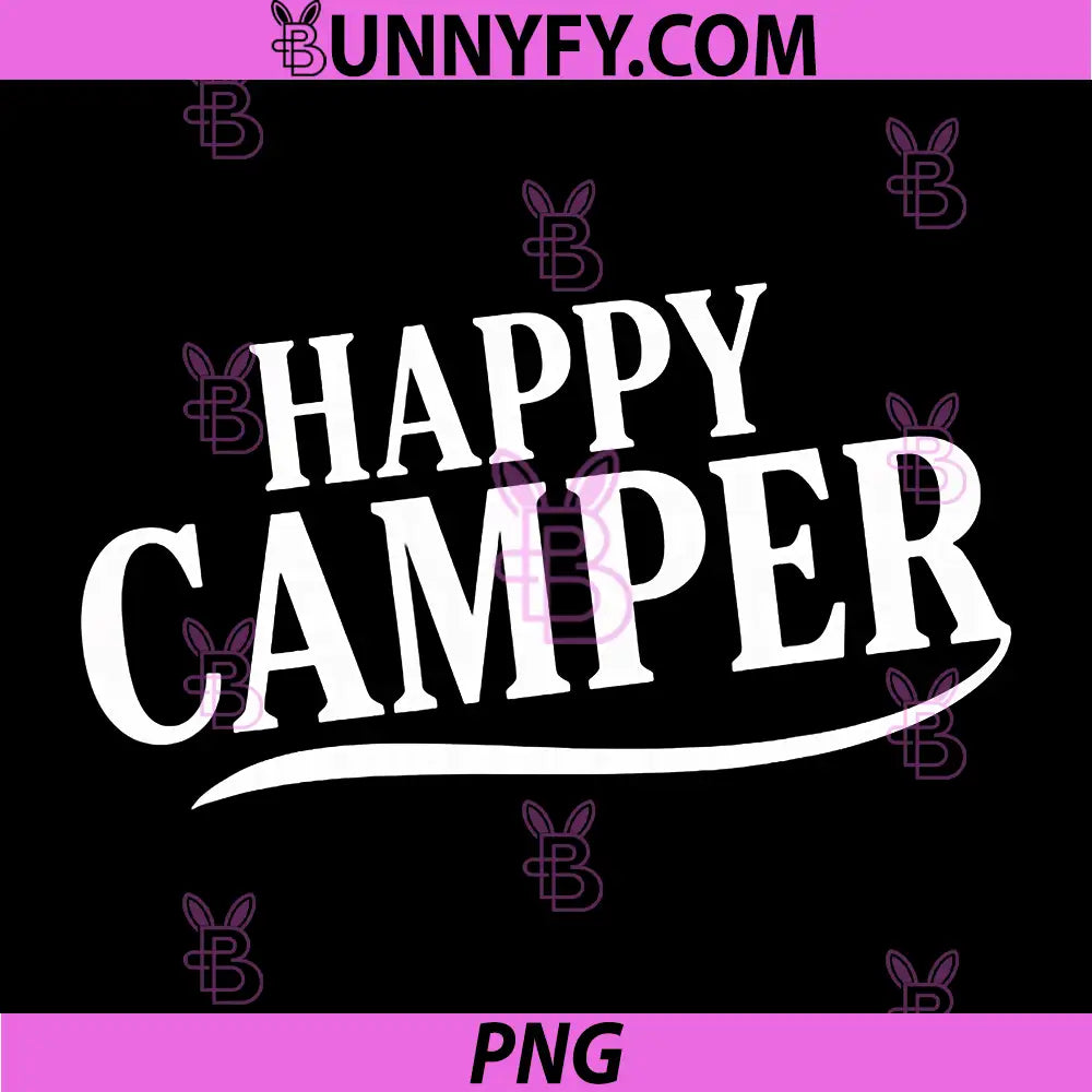 Happy Camper Retro PNG, Camping Outdoor Adventure PNG