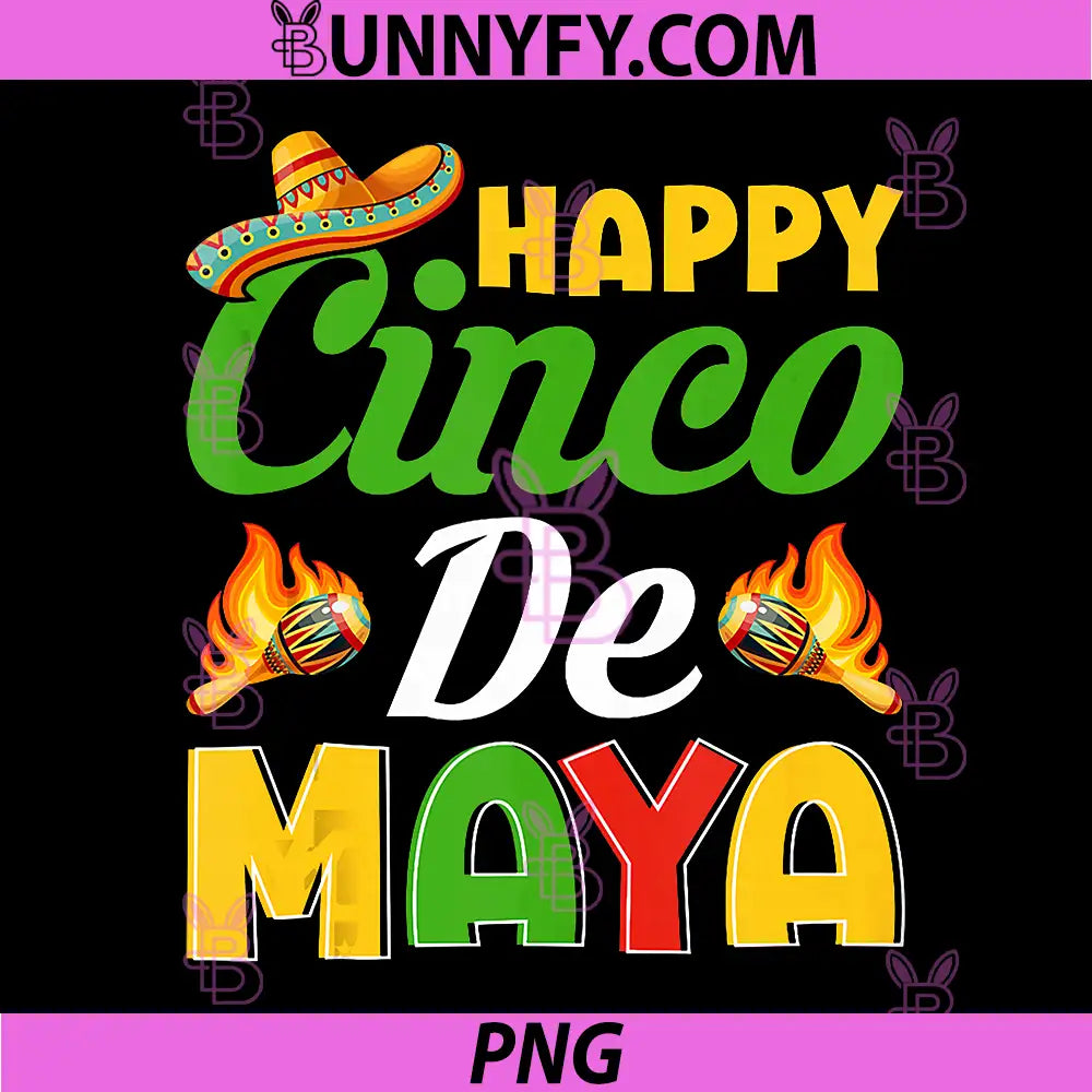 Happy Cinco De Maya PNG, Mexican Hat Happy Cinco De Mayo PNG