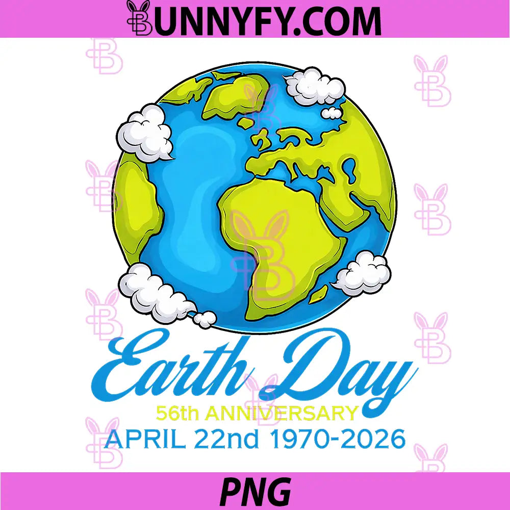 Happy Earth Day 2026 PNG, Cute Earth Planet PNG