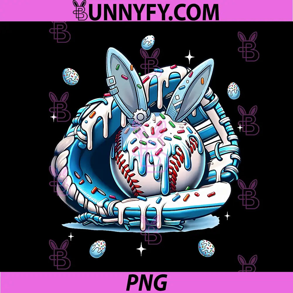 Happy Easter Baseball PNG, Player Bunny Sports PNG