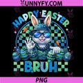 Happy Easter Bruh PNG, Funny Six Seven Meme Bunny PNG