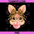 Happy Easter Cute Bunny Leopard PNG, Easter Day PNG