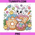 Happy Easter Day PNG, Funny 67 Bunny Six Seven PNG