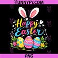 Happy Easter Day PNG, Easter Funny Bunny Eggs PNG