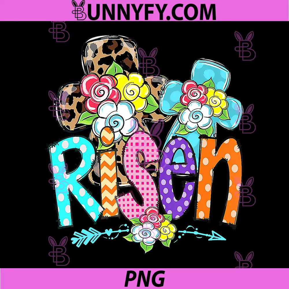 Happy Easter for Christian PNG, He is Risen Leopard PNG