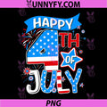 Happy Fourth of July 4th PNG, Patriotic American PNG