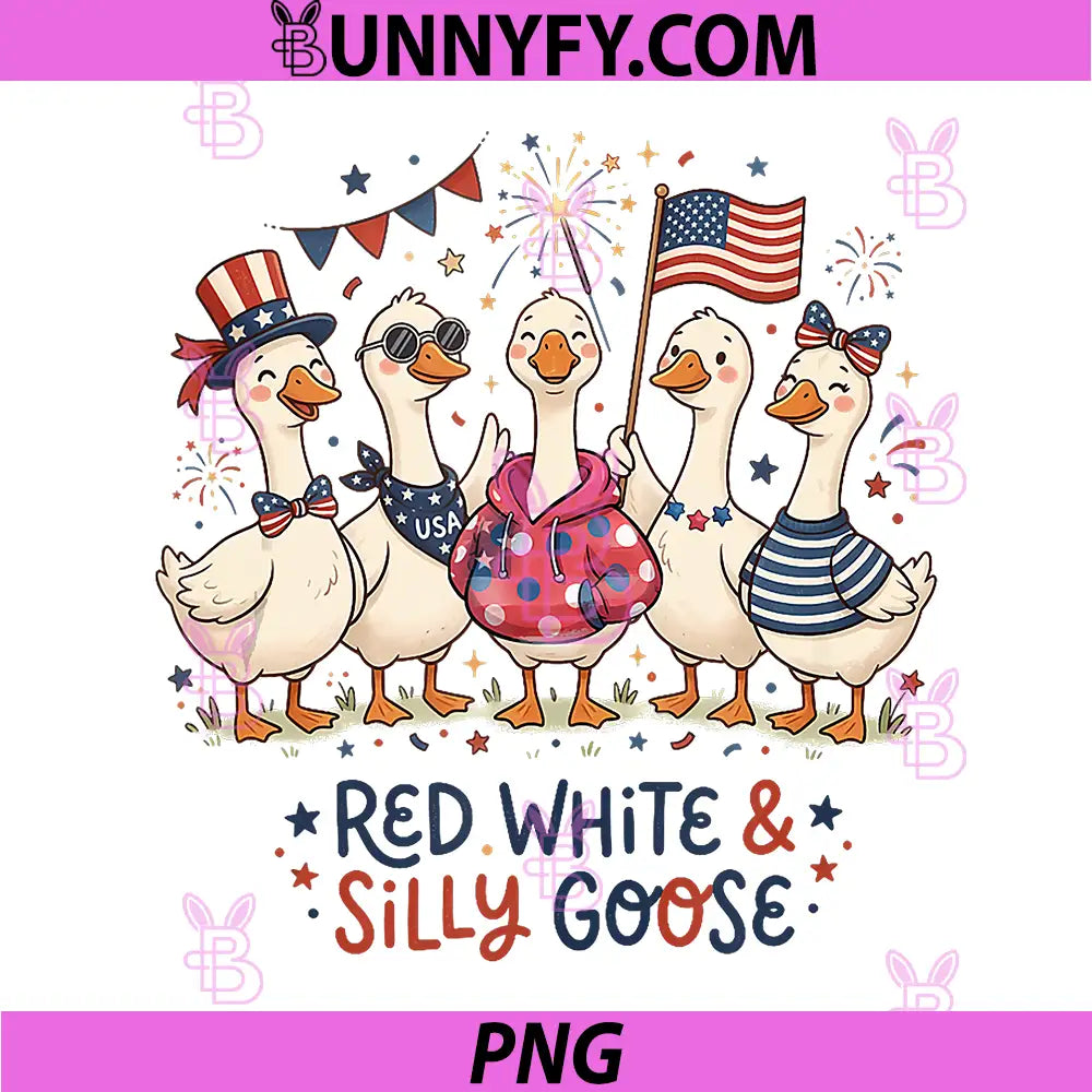 Happy Geese National PNG, Celebration Patriotic Birds PNG