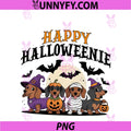 Happy Halloweenie PNG, Funny Dachshund Halloween Dogs PNG