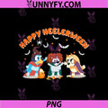 Happy Heelerween Cute Halloween Dog Characters PNG, Spooky Trick Or Treat Cartoon PNG