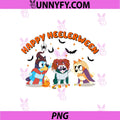 Happy Heelerween Cartoon Dogs Trick Or Treat PNG, Adorable Halloween Night PNG