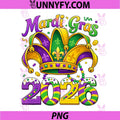 Happy Mardi Gras 2026 PNG, Jester Hat New Orleans PNG