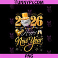 Happy New Year Party 2026 PNG, Family Matching PNG