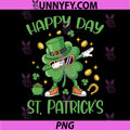 Happy St Patricks Day PNG, Dabbing Shamrock Irish Luck PNG