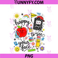 Happy To See Your Face PNG, School Supplies Back To School Kids PNG
