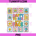 Happy To See Your Face Teacher Student PNG, Funny Back To School PNG