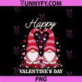 Happy Valentine Gnomes Cute PNG, Red Hearts Love Gnome PNG