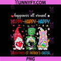 Happy Valentines St Patrick Day Easter Day PNG, Holiday Gnome Fun PNG