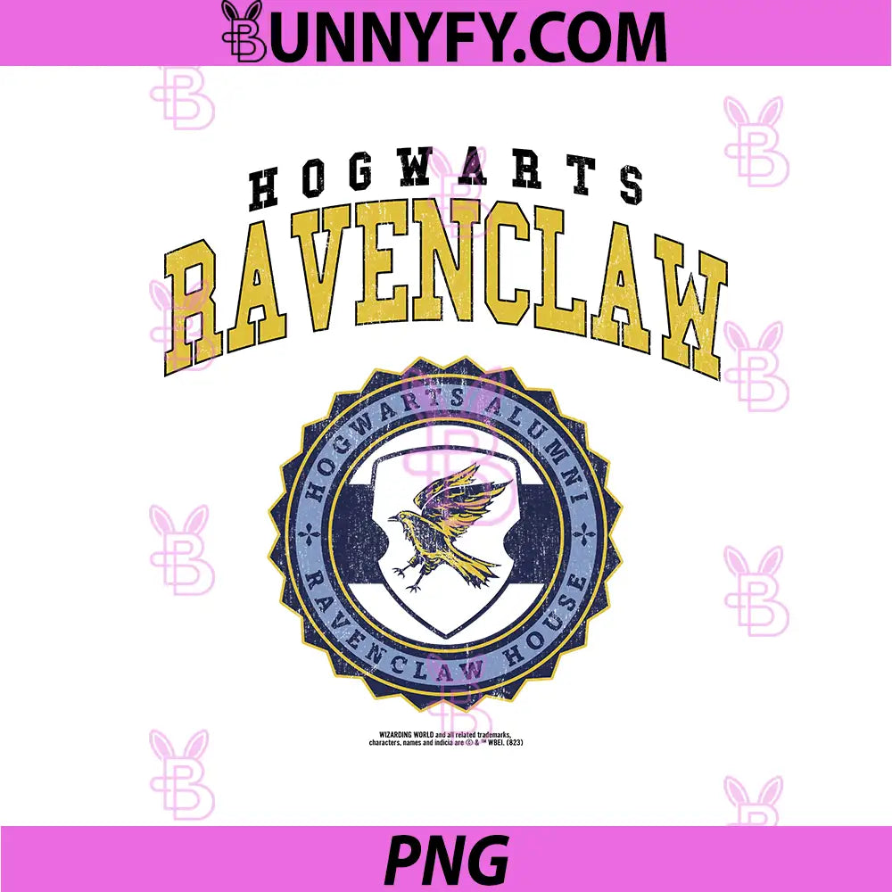 Hogwarts Ravenclaw College Crest PNG, Ravenclaw House Alumni Emblem PNG