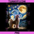 Havanese Dog Canine Artistic Van Gogh PNG, Starry Night Havanese PNG