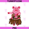Hawaiian Luau Pig  Cool Hula Dance Lovers PNG, Funny Hawaii Gift PNG