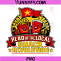 Head of The Local Snack Revolution PNG, Badge Graphic PNG