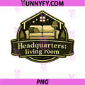 Headquarters Living Room PNG, Local Pride Badge Graphic PNG
