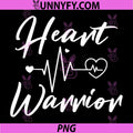Heart Warrior PNG, Heart Disease Awareness Month CHD Go Red PNG