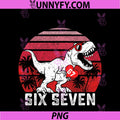 Hearts 67 Valentine’s Day 67 Meme PNG, Six Seven 6 7 T-Rex PNG