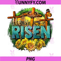 He is Risen PNG, Jesus Christian Happy Easter PNG
