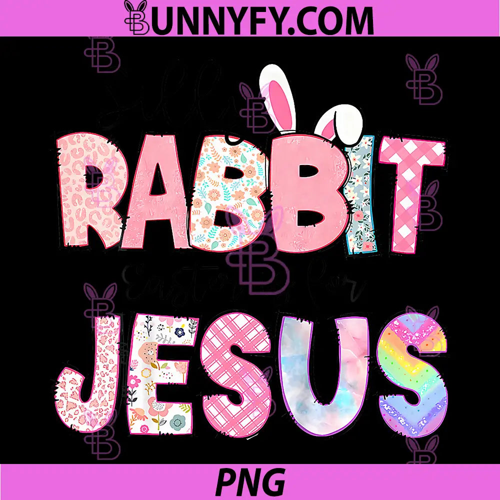 Rabbit Jesus PNG, Cute Christian Easter PNG