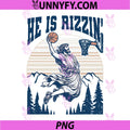 He is Rizzin' PNG, Basketball Happy Easter PNG, Jesus Christian Funny PNG