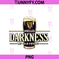 Hello Darkness My Old Friend PNG, Irish Beer St. Patrick's Day PNG