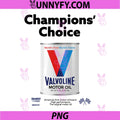 Hendrick Motorsports Champions PNG, Choice Valvoline Motor Oil PNG