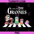 Here Come The Grannies Bluey PNG, Blue And Bingo PNG