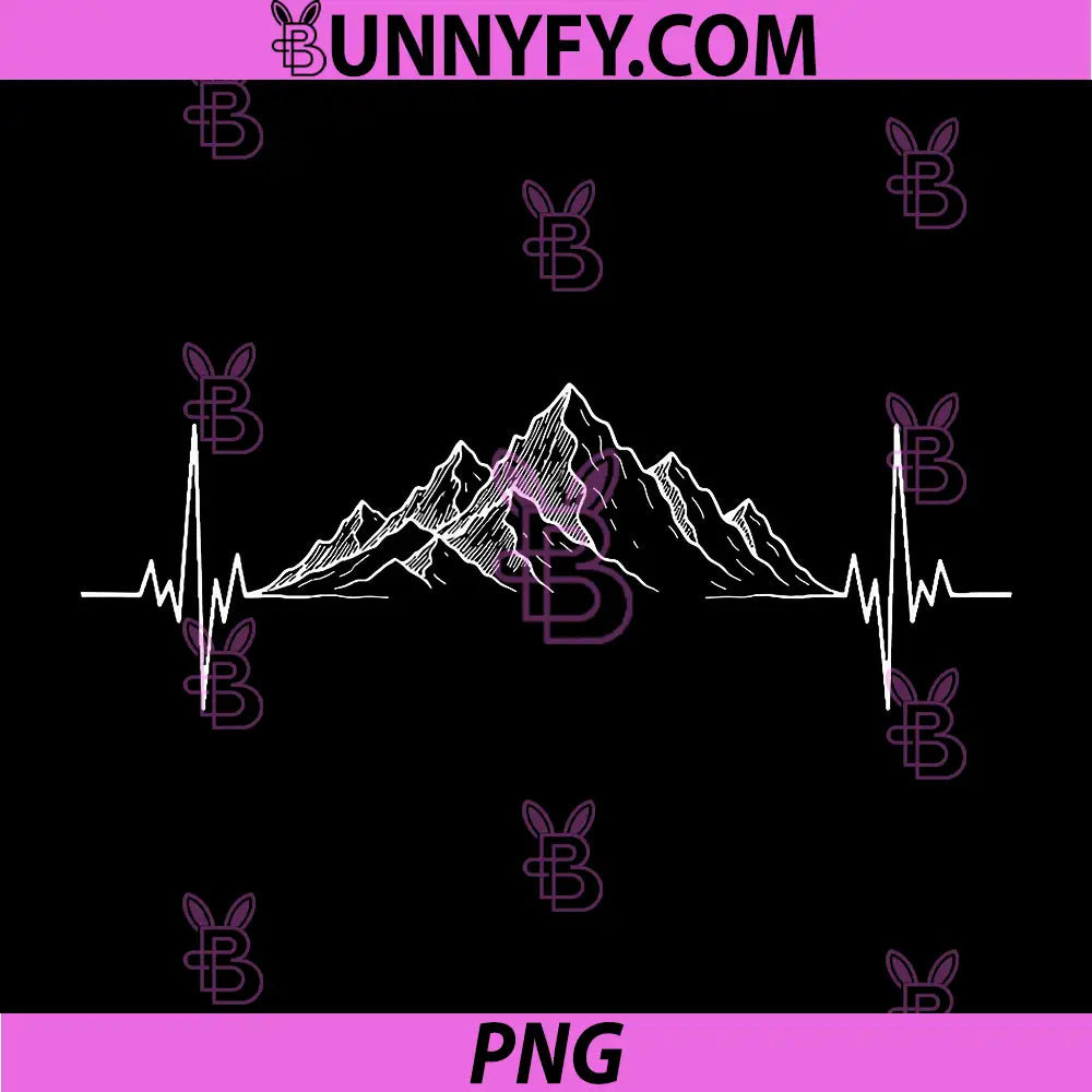 Hiking Heartbeat Mountain PNG, Adventure Outdoors Hiker PNG