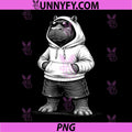 Hip Hop Hippo in Hoodie PNG, Sunglasses Swag PNG