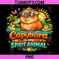 Hippie Capybara Spirit PNG, Animal Bohemian Rodent Love PNG