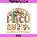 Historically Black Colleges HBCU PNG, Educated Empowered Alumni PNG