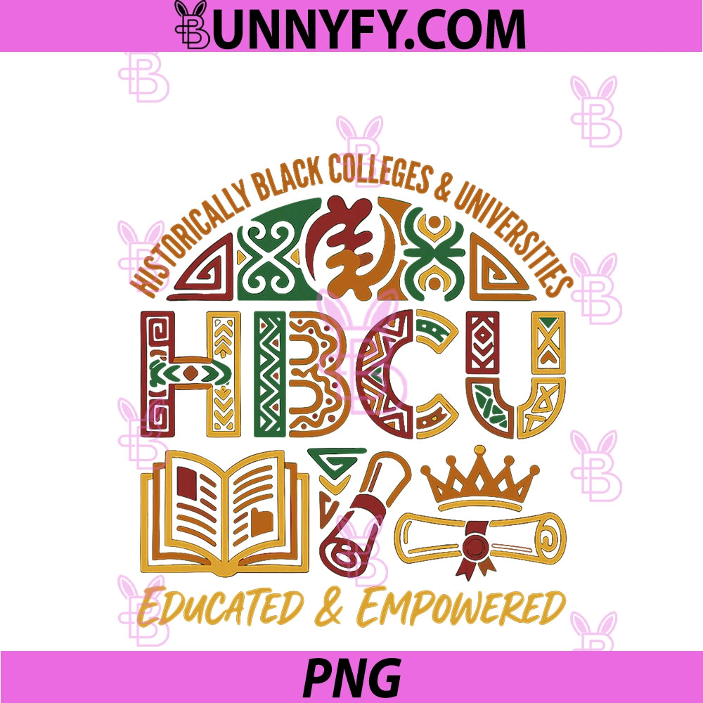 Historically Black Colleges HBCU PNG, Educated Empowered Alumni PNG