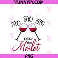Ho! Ho! Ho! PNG, Pour The Merlot PNG