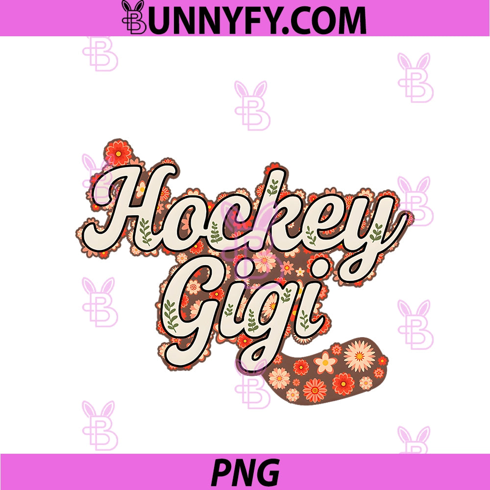 Hockey Gigi Grandma Ice PNG, Hockey Player Gigi PNG