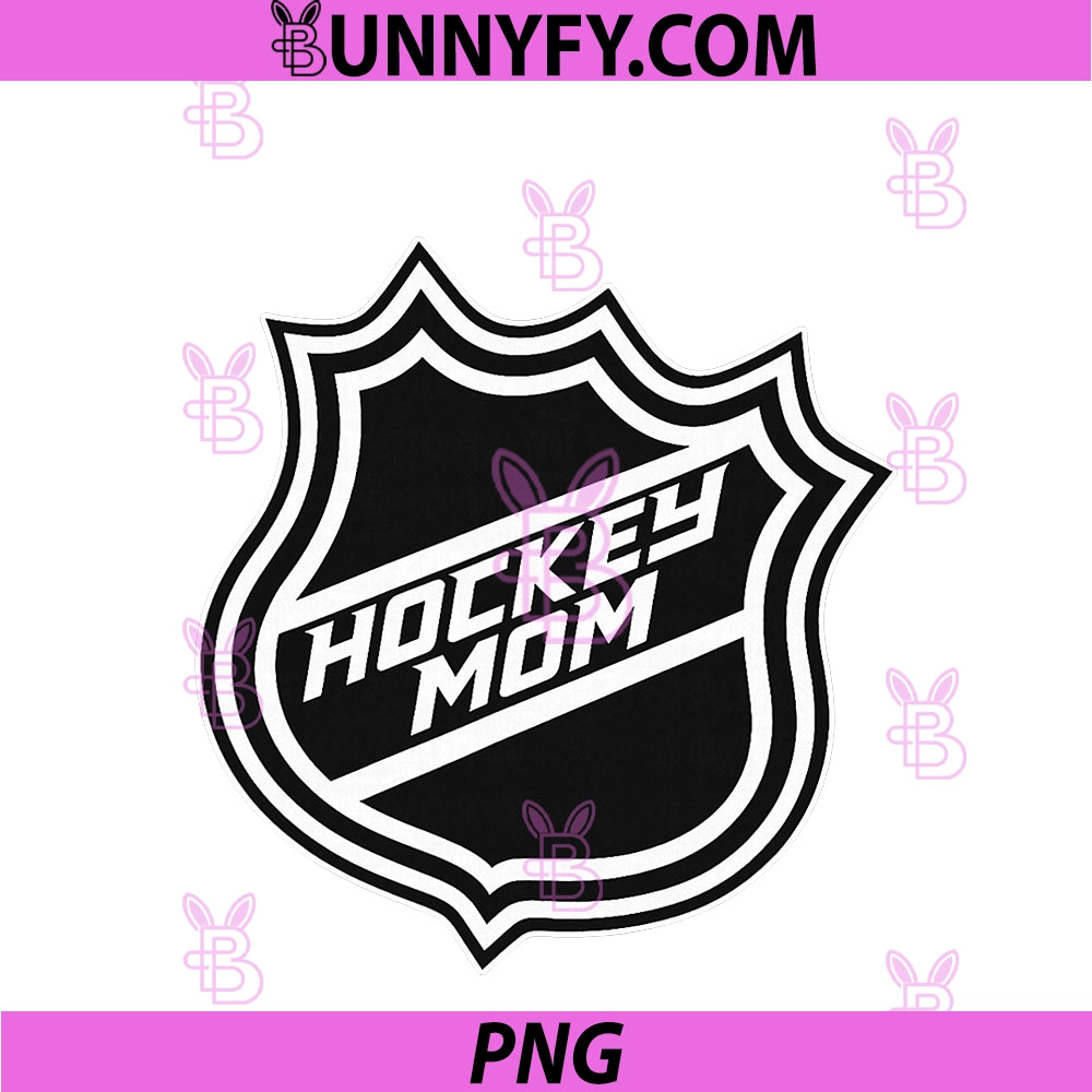 Hockey Mom Shield Design PNG, Game Day For Proud Moms PNG