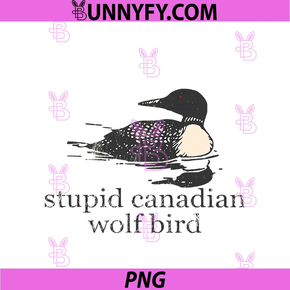 Hockey Romance LGBT PNG, Hockey Fan Stupid Canadian Wolf Bird PNG