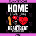 Home Health Aide Worker PNG, Heartbeat Home Health Nurse PNG