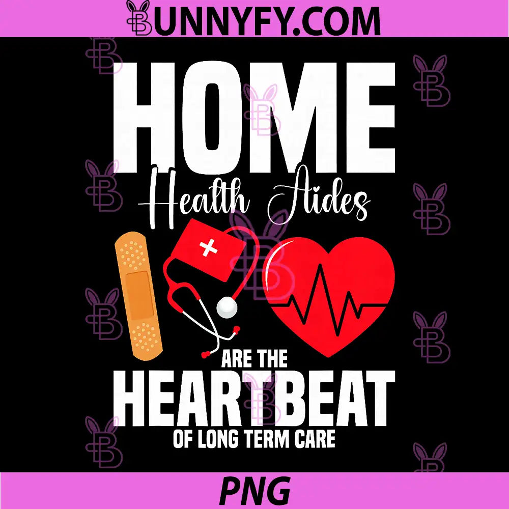 Home Health Aide Worker PNG, Heartbeat Home Health Nurse PNG