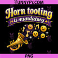 Horn Tooting is Mandatory PNG, Vintage Pride Badge PNG